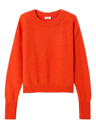 American Vintage Vitow crew-neck sweater - Orange
