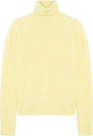 Roberto Collina Maglione in misto seta - Giallo