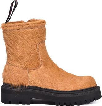 Camperlab Lab Fur Ankle Boot - Brown