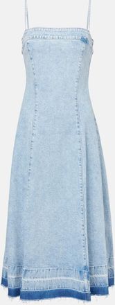 SIMKHAI Abito midi di jeans Clarissa