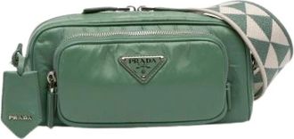 Prada Pre-owned Cross Body Bags, female, Green, Size: ONE SIZE Pre-owned Crossbody Bag