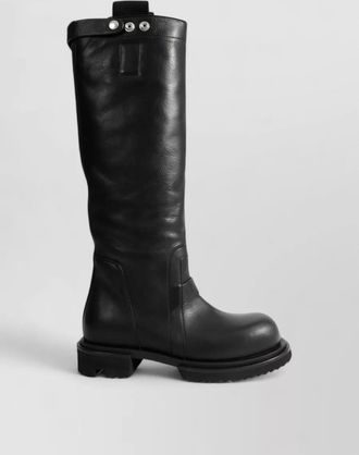 Rick Owens leather knee-high boots