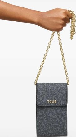 Tous Custodia per smartphone in pelle - Grigio