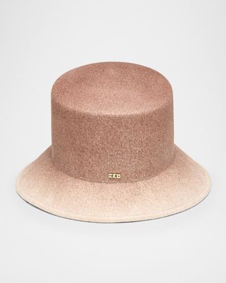 Eugenia Kim Ruby Gradient Asymmetric Bucket Hat