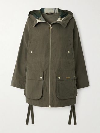 Barbour Parka In Misto Cotone Middlemarch - Verde