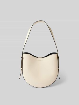Victoria Beckham Handtasche mit Label-Print in Ecru, Gr&ouml;&szlig;e 1