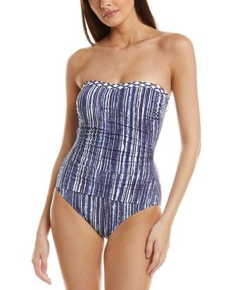 Tommy Bahama Sanibelle Blues Bandeau One-Piece