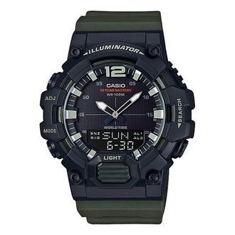 Casio G Shock Quartz Sports Waterproof Mens Green Analog/Digital Combo HDC-700-3A