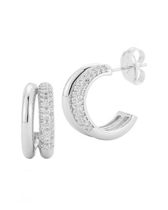 Glaze Jewelry Plated Cz Earrings
