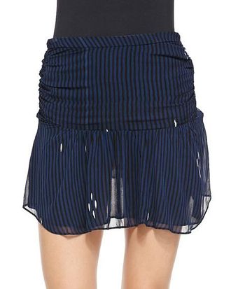 Isabel Marant Etoile Cary high waist striped mini skirt Size M