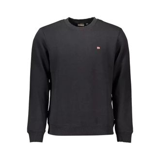 Napapijri Hoodies & sweatvesten, Heren, Zwart, 3Xl, Katoen, Zwarte Katoenen Trui