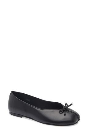 Sandy Liang Split Toe Ballet Flat in Black at Nordstrom, Size 8.5Us