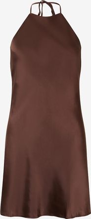 Reformation Neckholder-Minikleid aus Seide Jennis