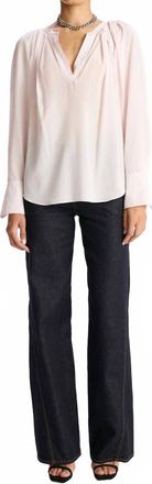 A.L.C. Nomad Silk Top In Pink