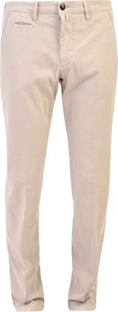 BRIGLIA 1949 Heren, Broeken, Beige, Maat: W30