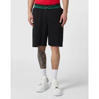 Philipp Plein Tracksuit Shorts Jacquard Monogram Men in Black at Nordstrom, Size Xxx-Large
