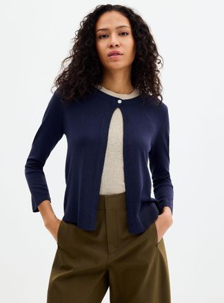 Fransa Womens Fine knit open Cardigan Sweater