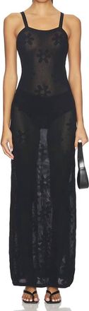 Beach Riot Conrad Maxi Dress In Black