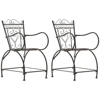 Clp Clp - Set De 2 Sillas De Jard&iacute;n Sheela Bronce