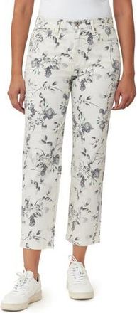 Kensie High Rise Slim Straight Crop Jean in Guilia Floral at Nordstrom Rack, Size 12