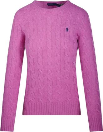Polo Ralph Lauren Truien - Dames - Ronde hals truien - Roze - M - Truien & Vesten