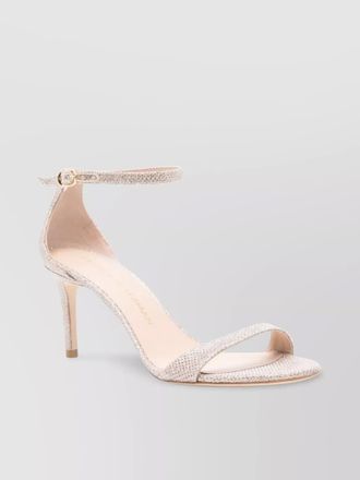 Stuart Weitzman open toe stiletto heel sandals