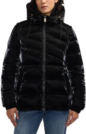 Scotch & Soda Schyler Boxy Water Repellent Puffer Jacket in Black at Nordstrom Rack, Size X-Small