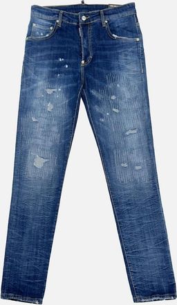 Dsquared2 Mens Dsquared2 Stitching Detail Cool Guy Jeans in Blue - Size: 30/32
