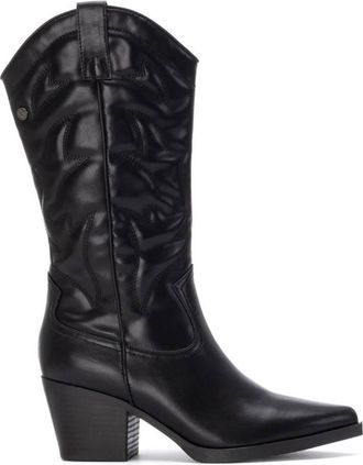 Xti Womens Embroidered Italian Western Boots By XTI