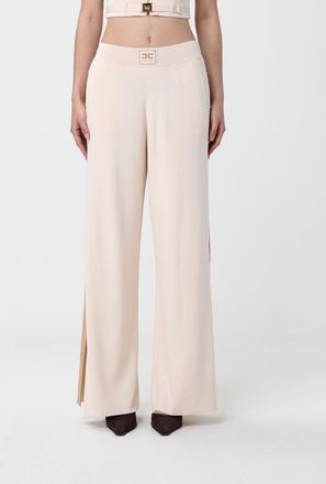 Elisabetta Franchi Pantaloni palazzo Elisabetta Franchi in maglia di viscosa