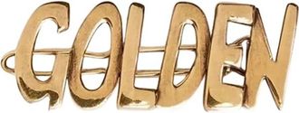 Golden Goose Lace Clip Logo - Heren - Accessoires - Geel - Maat: ONE Size