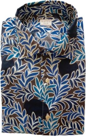 Xacus shirt - Heren - Casual Overhemden - Blauw - XL - Katoen - Overhemden