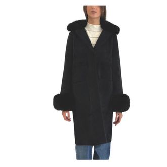 Joseph Ribkoff Jassen, Dames, Zwart, S, Polyester, Single-Breasted Jas