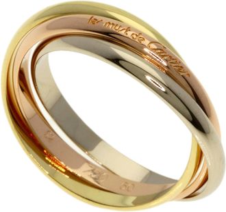 Cartier Trinity Yellow Gold (18K) Pink Gold (18K) White Gold (18K) Band Ring (Pre-Owned)