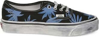 Vans Authentieke Tropical Leaf Print Skate Schoenen - Dames - Sneakers - Blauw - 35 EU - Schoenen