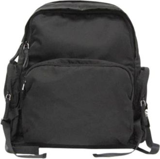 Prada Pre-owned Backpacks, male, Black, Size: ONE SIZE Pre-owned Tessuto Montagn Vz0052 Backpack