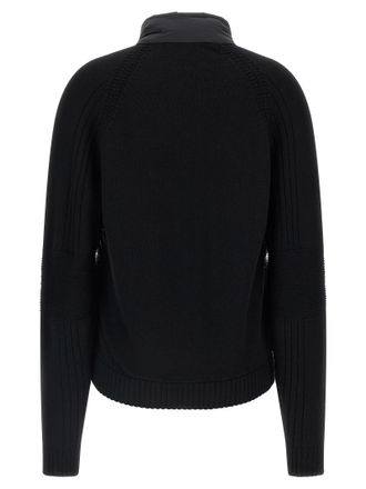 Moncler Quilted Wool-Blend Down Jacket - Black