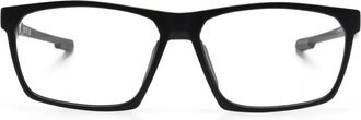 adidas rectangle-frame glasses - Black
