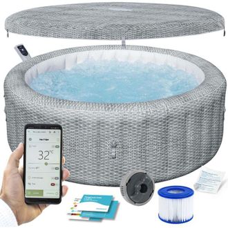 Bestway Spa gonfiabile Lay-Z Bali Grey per 6 persone Bestway 6001N