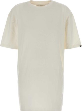 Extreme Cashmere White Cotton Blend Oversize T Shirt