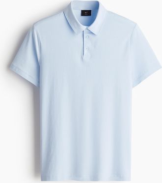 H&M Poloshirt in Slim Fit - Blue