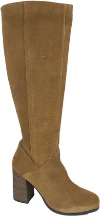 Tamaris Gemarmerde Overknee Laarzen - Dames - Over de knie laarzen - Bruin - 36 EU - Su&egrave;de - Schoenen