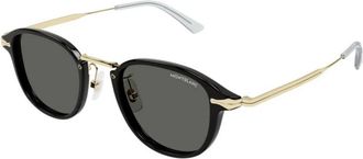Montblanc Authentieke Bril met Topkwaliteit - unisex - Zonnebrillen - Zwart - 48 MM - Accessoires