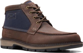 Clarks Mens, Maplewalk Moc Boot, Dark Brown Combi, 6 UK