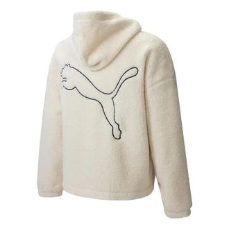 Puma EMB Sherpa Jacket White 539568-93
