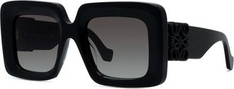 Loewe Anagram Zonnebril - Dames - Zonnebrillen - Zwart - 51 MM - Accessoires
