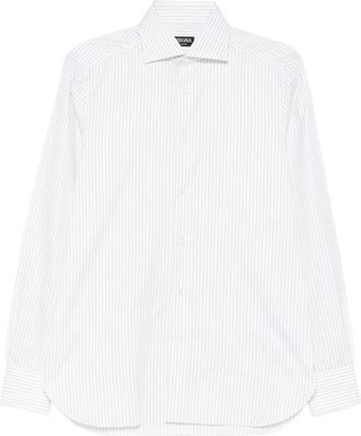 Ermenegildo Zegna Camicia a righe - Bianco
