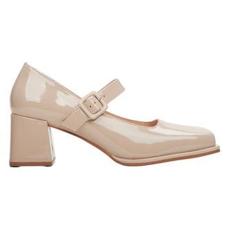 Estro & Luminara Mary Jane Pumps - female - Estro - Pumps - Beige - 3 UK - Shoes