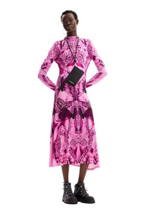 Desigual Vest_Sky, 3013 Pink Bombon, XL, red, XL