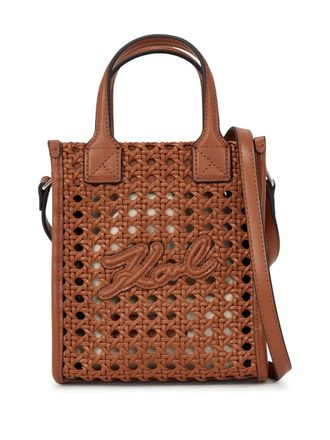 Karl Lagerfeld K/Skuare tote bag - women - Polyurethane - OS - Brown